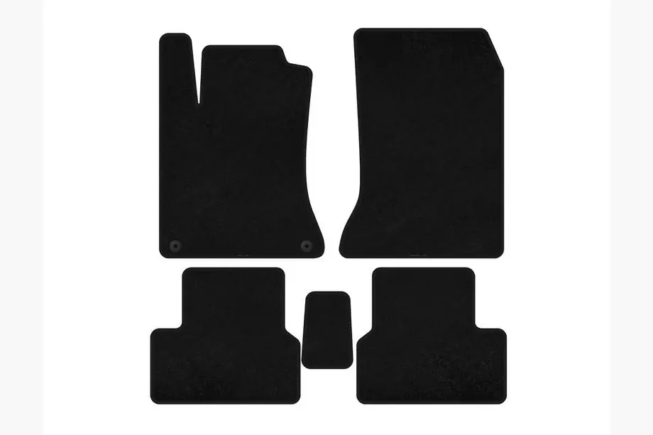Mercedes B-class W246 2011–2018 Deluxe textilmattor (2011-2014, svart) Image