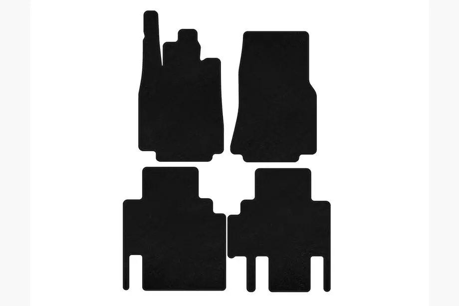 Mercedes Vaneo W414 2001–2005 Textilmattor Deluxe (Svart) Image