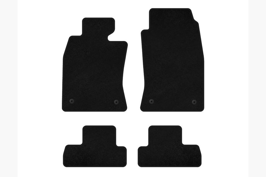 Mini Cooper R50/52/53 2000–2006 Deluxe textilmattor (för R50, svarta) Image