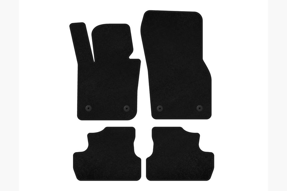 Mini Cooper F55/56/57 2014–2023 Deluxe textilmattor (för S F56, svart) Image