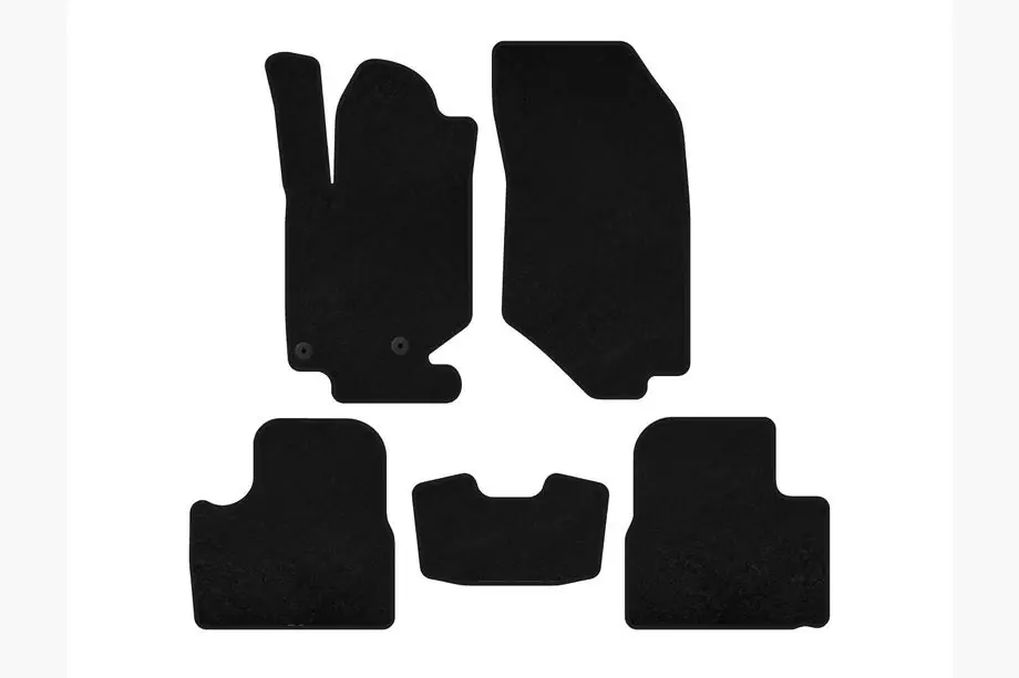 Peugeot 2008 2019– Deluxe textilmattor (svart) Image