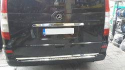 Mercedes Vito W639 2004–2014 Rostfri list till baklucka foto 3