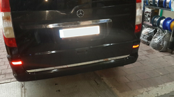 Mercedes Vito W639 2004–2014 Rostfri list till baklucka foto 7