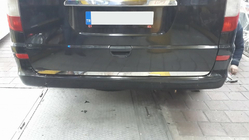 Mercedes Vito W639 2004–2014 Rostfri list till baklucka foto 6