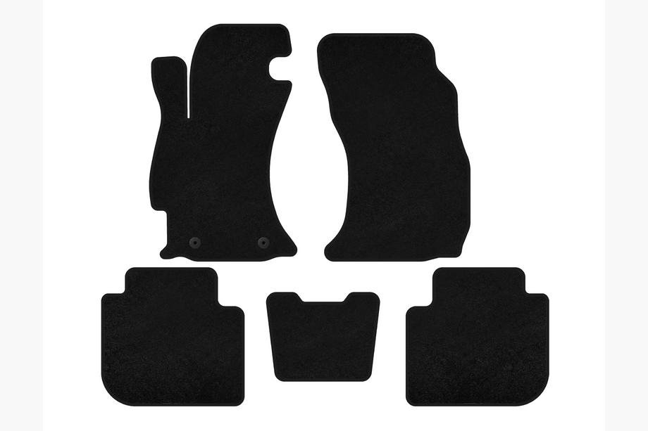 Subaru Forester 2013–2018 Deluxe textilmattor (2013-2017, svart) Image