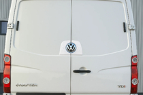 Volkswagen Crafter 2006–2016 Ram till bakre logotyp (rostfritt stål) foto 1