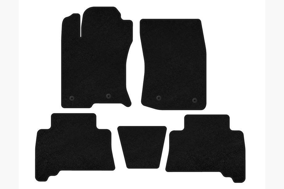 Toyota 4Runner 2009–2024 Deluxe textilmattor (2009-2014, svart) Image