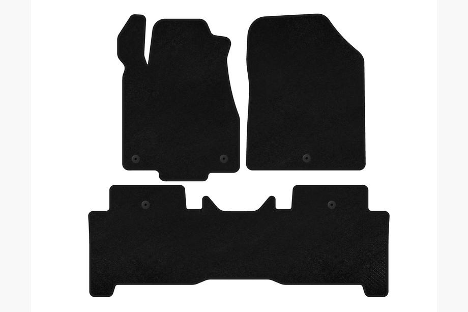 Acura MDX 2007–2013 Deluxe textilmattor (2 rader, svart) Foto 1