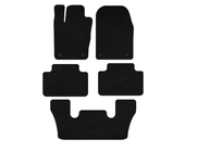 Dodge Durango 2010– Deluxe textilmattor (3 rader, svart) foto 1