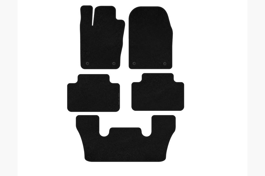 Dodge Durango 2010– Deluxe textilmattor (3 rader, svart) Image