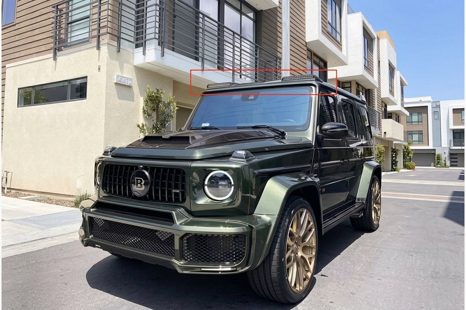 Mercedes G-Class W463 2018–2024 Bakrutespoiler BRB-Design (kolfiber) Image