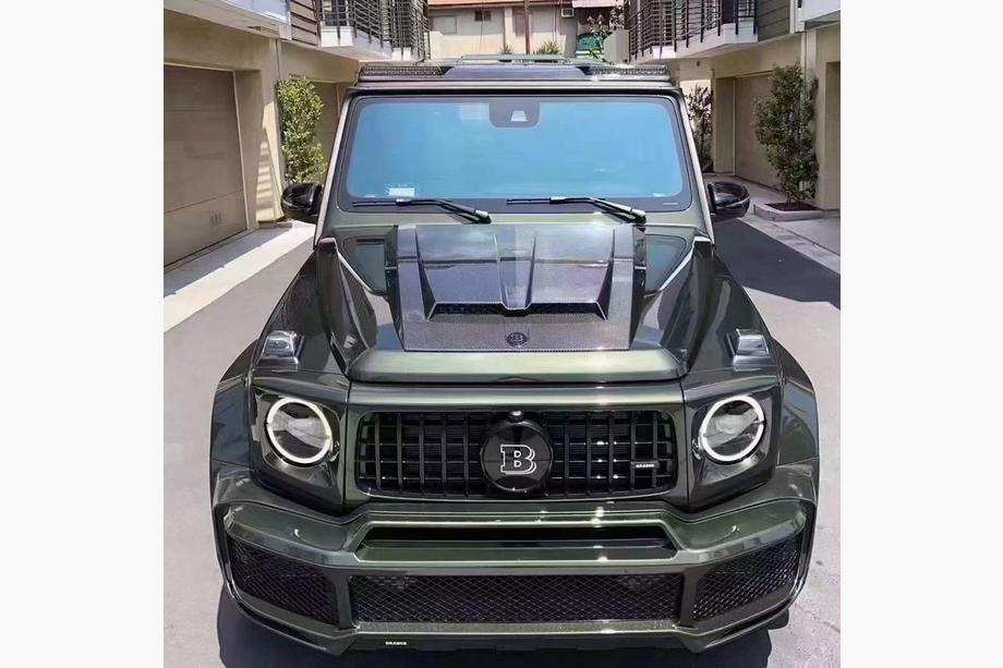 Mercedes G-Class W463 2018–2024 Motorhuvskåpa (kolfiber) Image