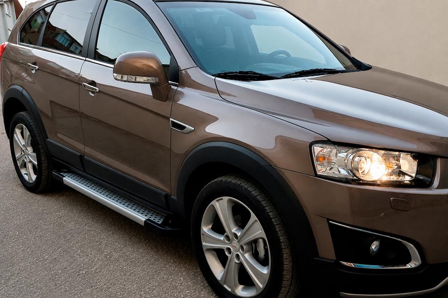 Opel Antara 2006–2017 Sidosteg Allmond Grey (2 st, aluminium) 2007-2015 Image