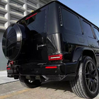 Mercedes G-Class W463 2018–2024 Bakre stötfångardiffusor V2 (för G63 AMG, kolfiber) foto 4
