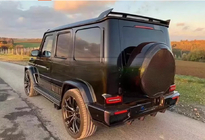 Mercedes G-Class W463 2018–2024 Bakre stötfångardiffusor V2 (för G63 AMG, kolfiber) foto 1