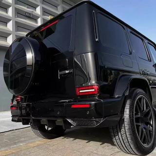 Bakre stötfångardiffusor V2 (för G63 AMG, kolfiber) foto 4