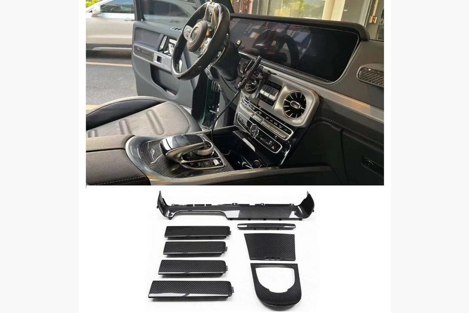 Mercedes G-Class W463 2018–2024 Set med kolfiberinlägg för interiören V2 Image