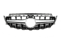 Mercedes E-klass W213 2016–2023 Frontgrill i E63 AMG-design Silver (för Avantgarde/AMG-Line/E43 AMG/E53 AMG 2016-2019) foto 1