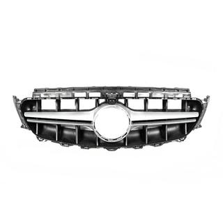 Frontgrill i E63 AMG-design Silver (för Avantgarde/AMG-Line/E43 AMG/E53 AMG 2016-2019) Mercedes E-klass W213 2016–2023 foto 1
