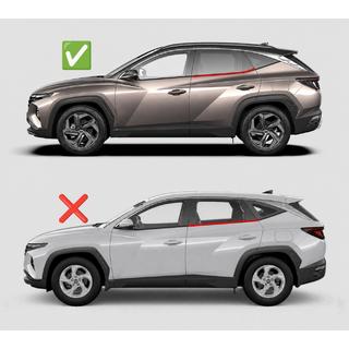 Vindavvisare för sidorutor (4 st, HIC) Hyundai Tucson NX4 2021– foto 1