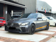Mercedes C-class W205 2014–2021 Bodykit med bakre diffuser (design Black Mamba C63GT) foto 1