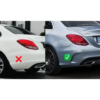 Bodykit med bakre diffuser (design Black Mamba C63GT) foto 2