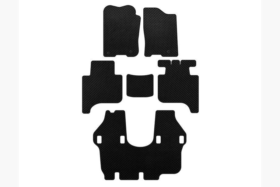 Infiniti QX56 2004–2010 EVA bilmattor (3 rader, 2004-2008, svart) Image