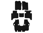 Infiniti QX56 2004–2010 Classic textilmattor (3 rader, 2004-2008, svart) foto 1