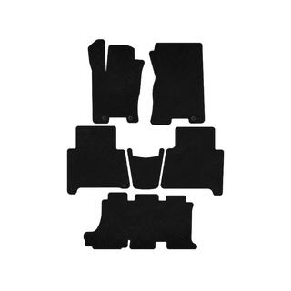 Premium textilmattor (3 rader, svart) foto 1