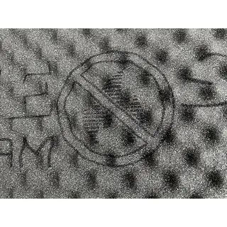 Brandsäker ljudabsorberande skiva SQL NF 15 Non flam Foam 15 mm (75x100 cm) foto 3