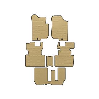 EVA-bilmattor (2006-2012, 3 rader, 7-sits, beige)