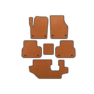 EVA-golvmattor (2014-2019, 3 rader, Orange) Land Rover Discovery Sport 2014–