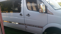 Mercedes Sprinter W906 2006–2018 Utförsäljning Spegelkåpor (1 st) Utförsäljning Carmos, turkiskt stål foto 4