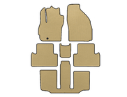 Mazda 5 2005–2009 EVA bilmattor (3 rader, 7-sits, beige) foto 1
