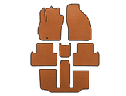 Mazda 5 2005–2009 EVA-mattor (3 rader, 7-sits, orange) foto 1