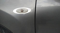 Nissan Qashqai 2010–2014 Kromring till blinkers (2 st, rostfritt) foto 1