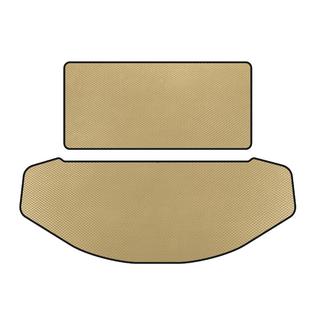 EVA bagagerumsmatta (ryggstöd + bagageutrymme, 7-sits, beige) Mazda CX-9 2017–