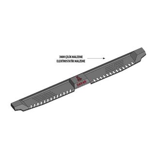 Sidosteg Dakar V2 utan LED (2 st, metall) foto 3