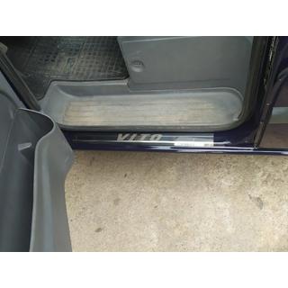 Tröskelskydd Carmos (2 st, stål) Mercedes Vito W639 2004–2014 foto 4