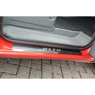 Tröskelskydd Carmos (2 st, stål) Mercedes Vito W639 2004–2014 foto 1