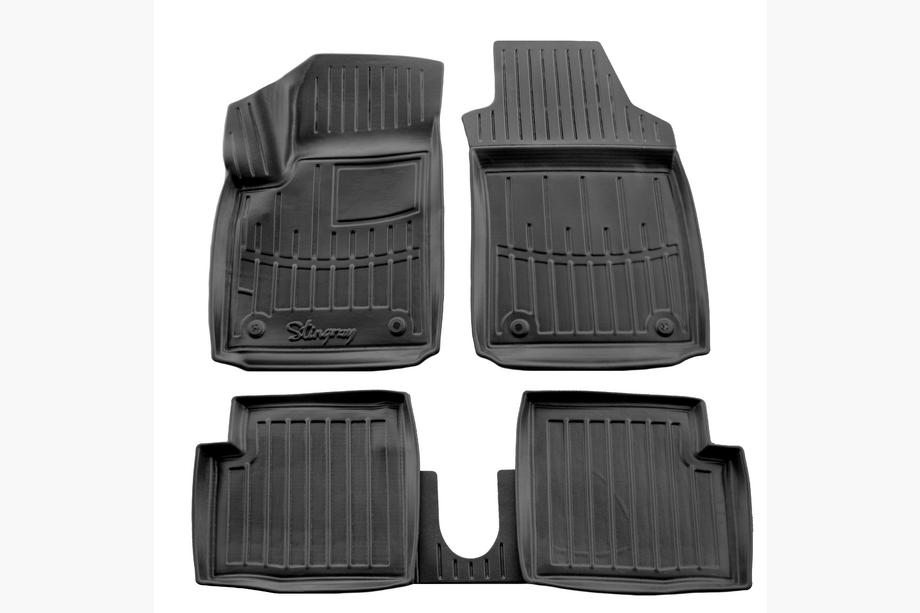 Fiat 500/500L 2013–2022 Stingray 3D gummimattor för kupén (Fiat 500, Europe, 5 st) Image