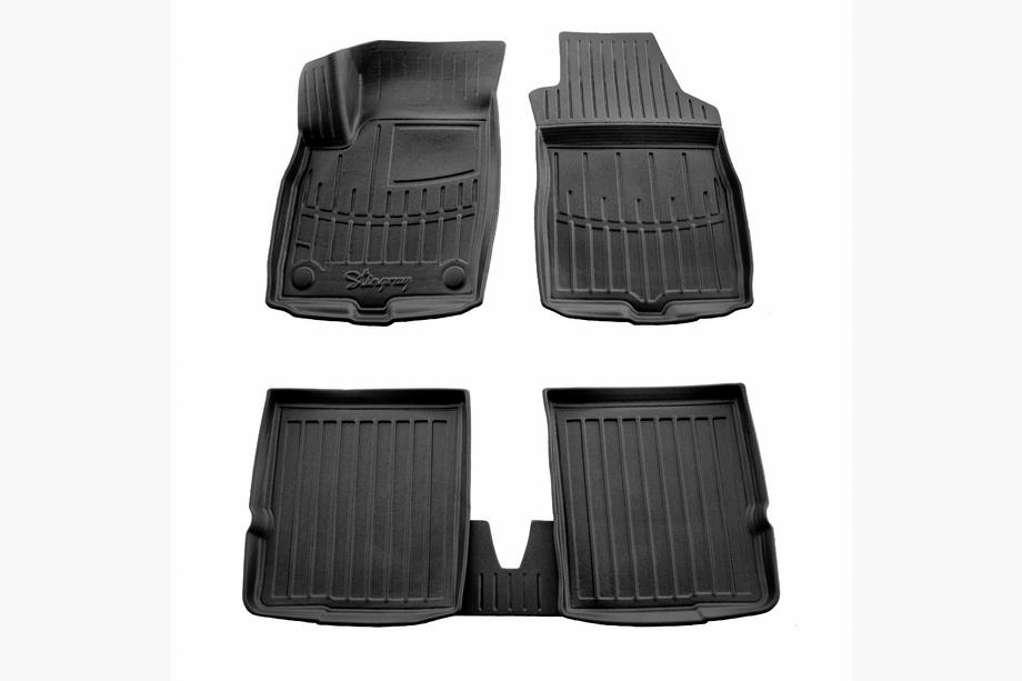 Fiat Panda 2003–2011 Stingray 3D gummimattor för kupén (5 st) Image