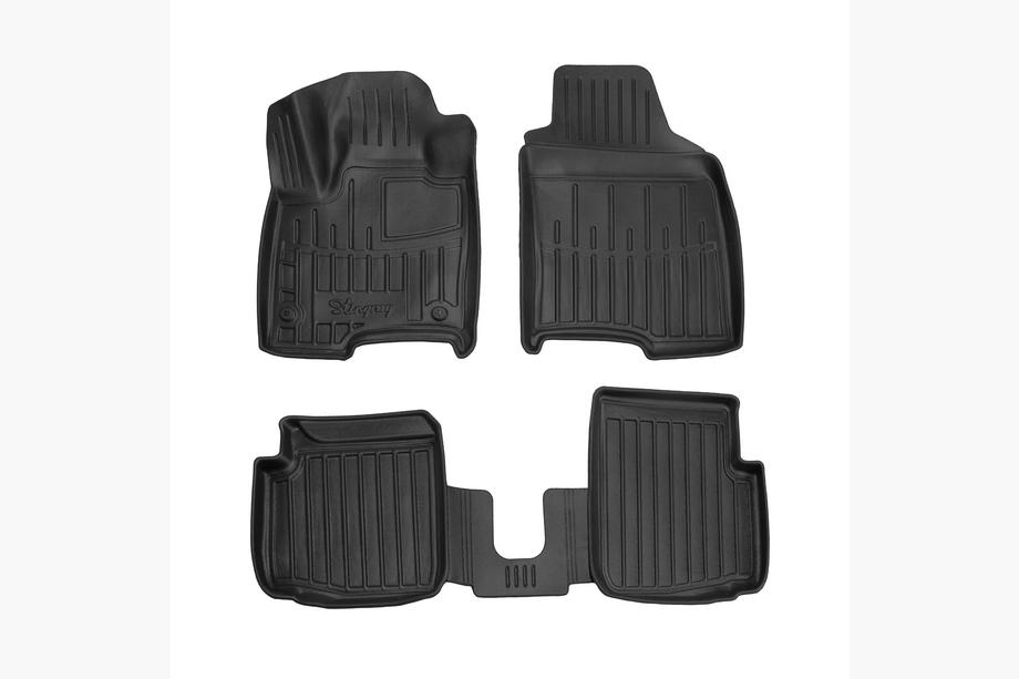 Fiat Panda 2011–2023 Stingray 3D gummimattor för kupén (5 st) Image
