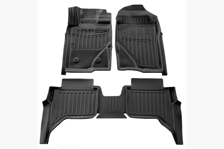 Ford Ranger 2022– Stingray 3D gummimattor för kupén (5 st) Image