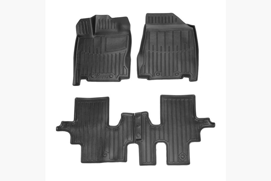 Infiniti QX60 2016–2021 Stingray 3D gummimattor (7 säten, 4 st) Image