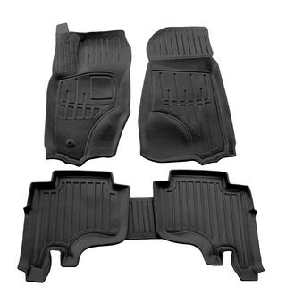 Stingray 3D gummimattor för kupén (5 st) Jeep Grand Cherokee WK 2004–2010