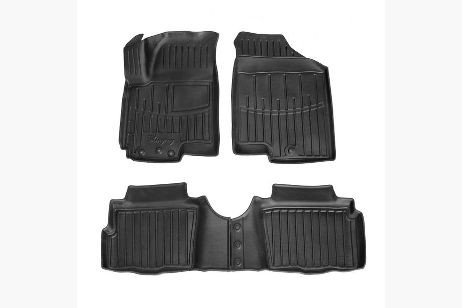 Kia Soul I 2008–2013 Stingray 3D gummimattor för kupé (4 st) Image