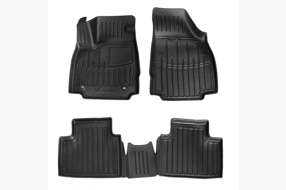 MG 3 2011–2024 Stingray 3D gummimattor för kupé (4 st) Image