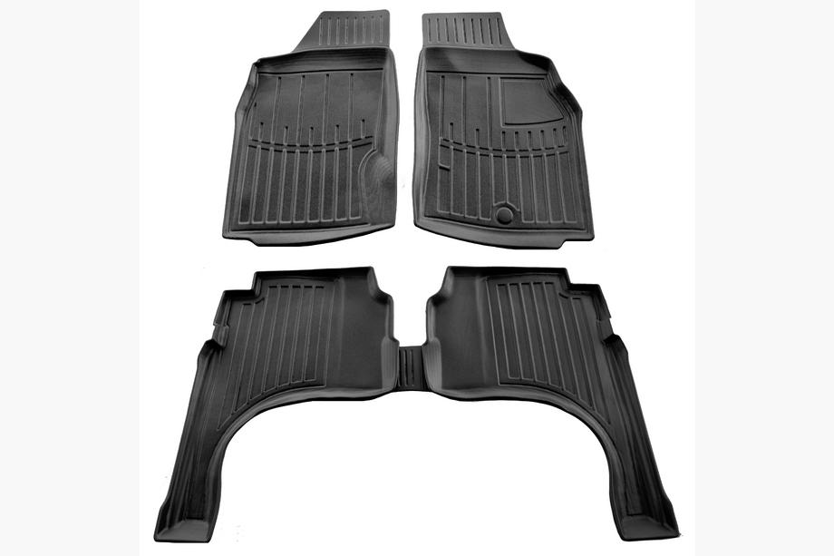 Mitsubishi L200 1996–2006 Stingray 3D gummimattor (högerstyrd, 5 st) Image
