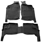 Nissan NP300 1999–2015 Stingray 3D gummimattor (för Navara (D22), högerstyrd, 3 st) foto 1